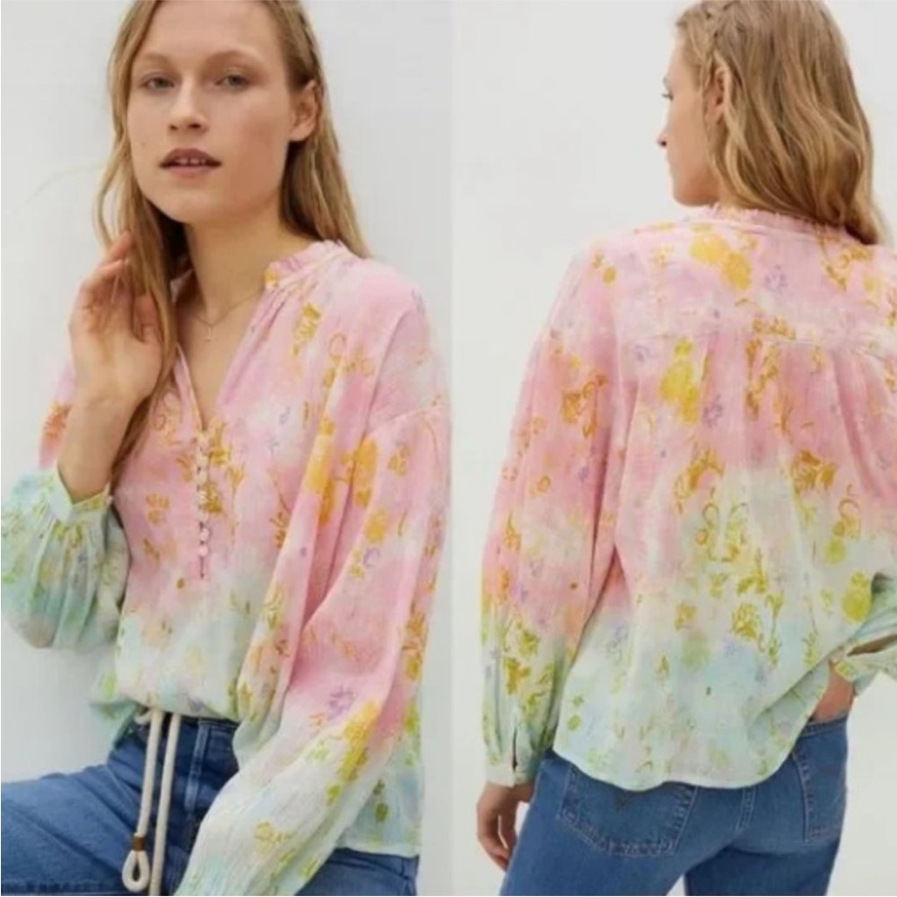 Anthropologie Pilcro The Tavi Blouse